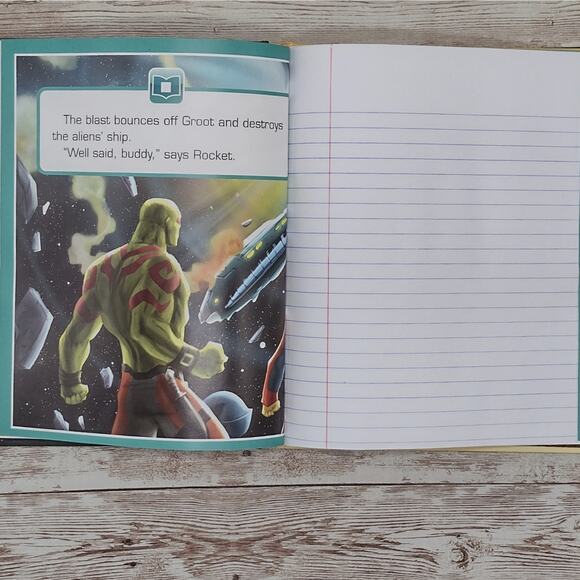 Altered Book Journal, Guardians of the Galaxy, Recycled Diary, Handmade Journal - Picture 9 of 11